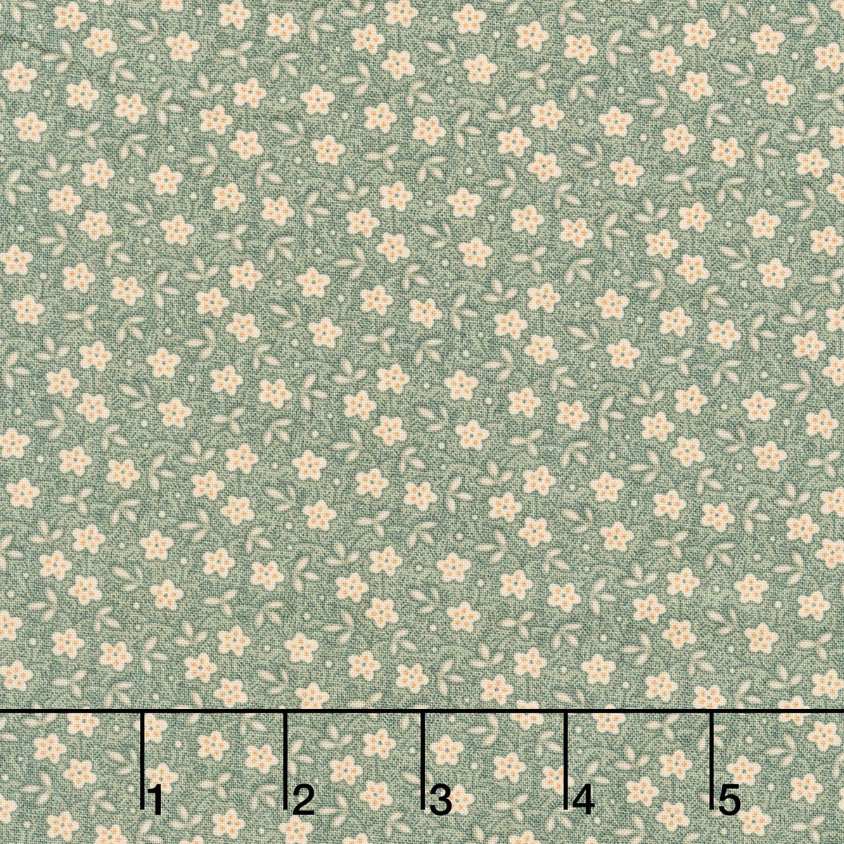Always and Forever - Blossoms Teal Yardage