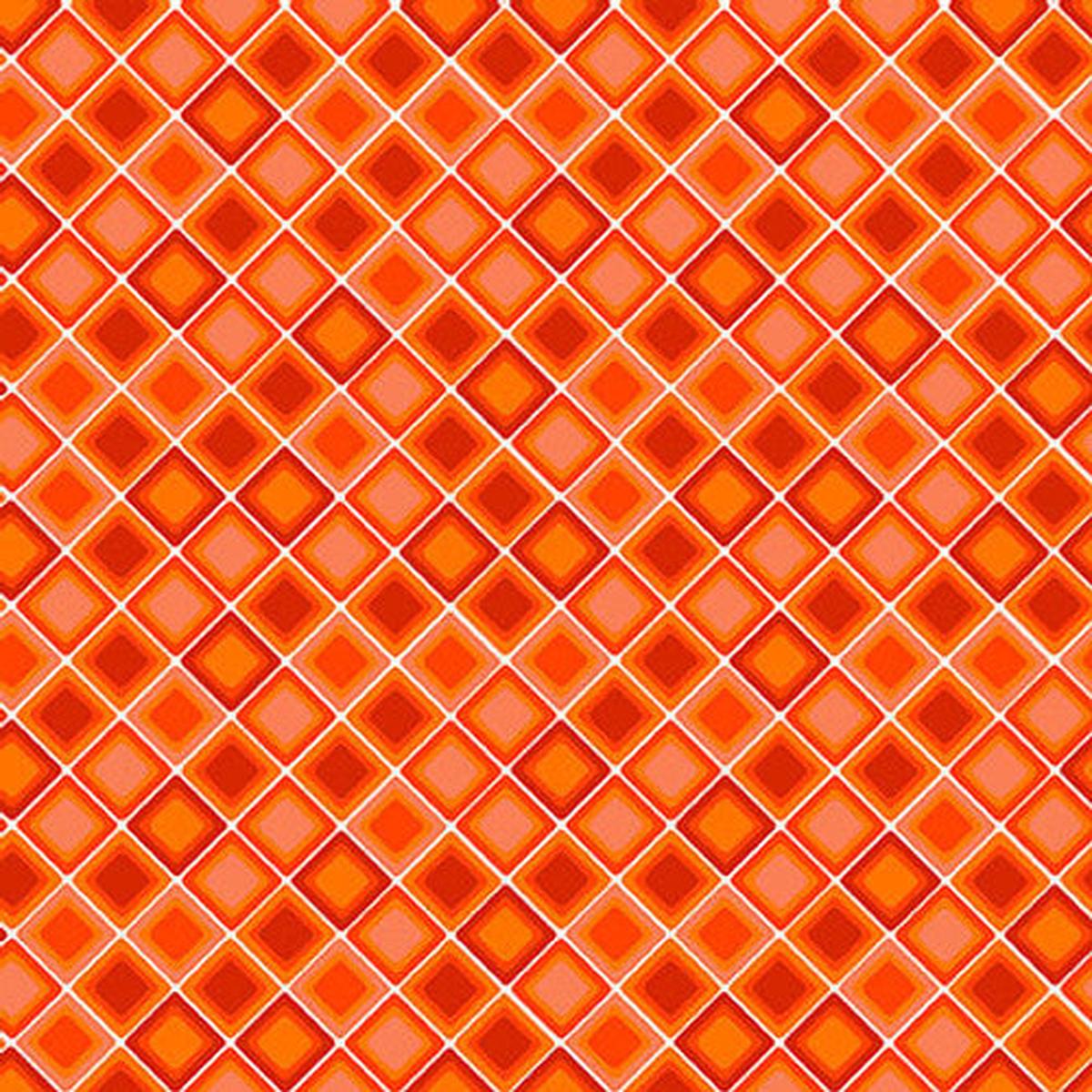 Fabric Blank Quilting Orange Tonal Square on the Bias by the Quarter Yard 2478-33