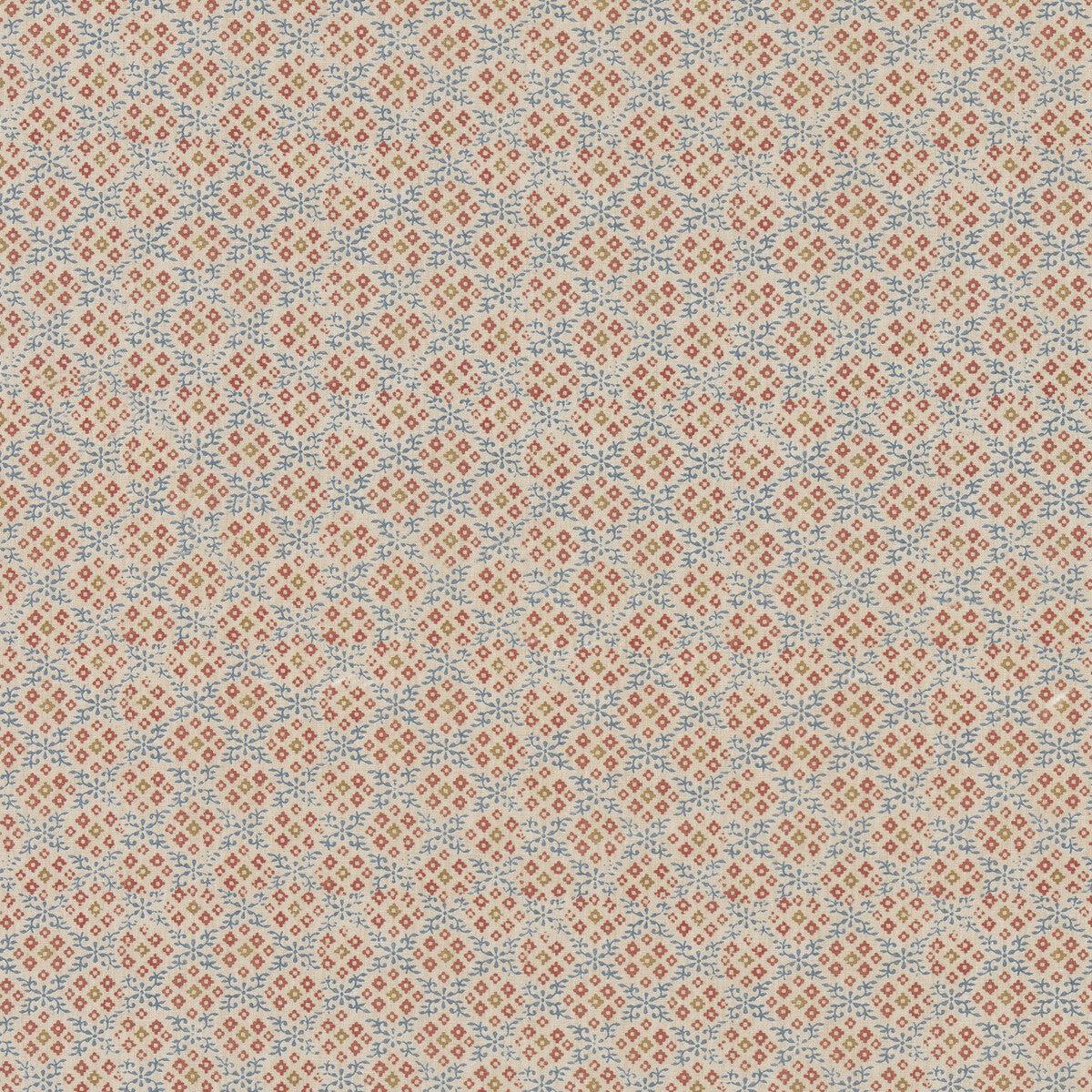 Grantly Indigo/Red Fabric