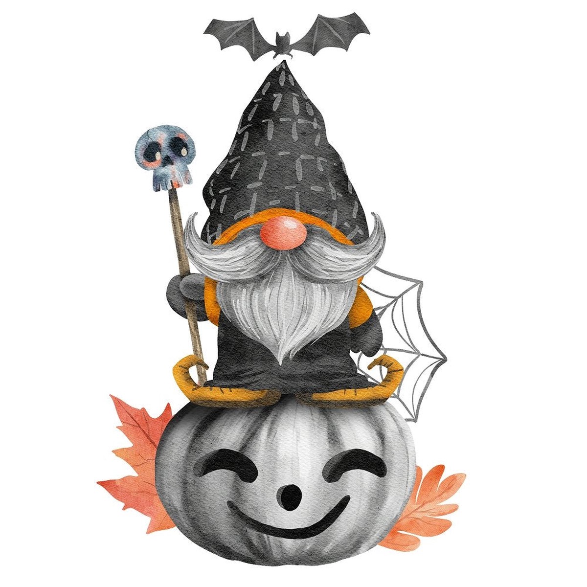 Halloween Village Bundle 5 Fabric Panel