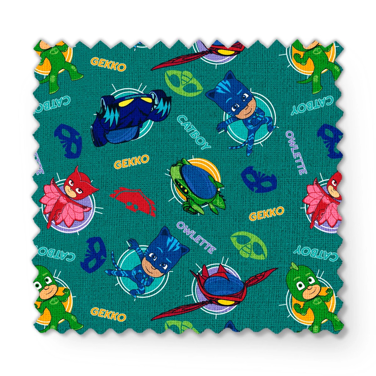Hasbro PJ Masks Heroes and Name Toss Fabric