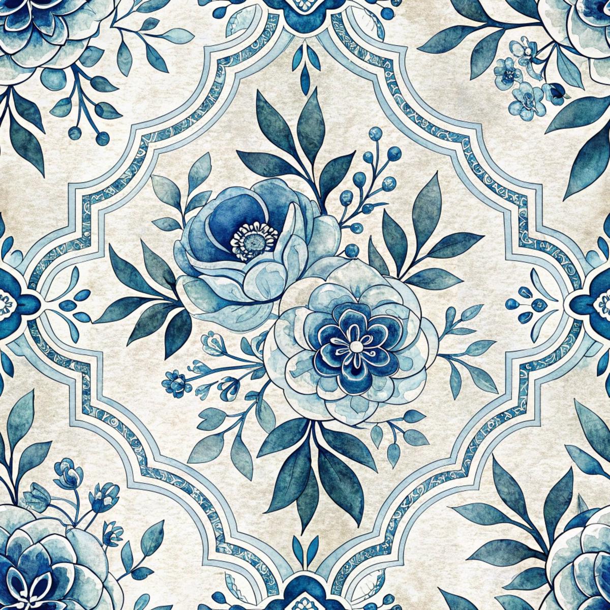 Preppy Summer Pattern 26 Quilting Cotton Fabric