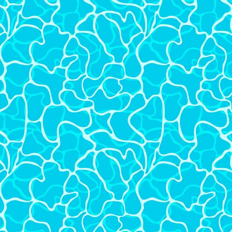 Vibrant Water Surface Fabric
