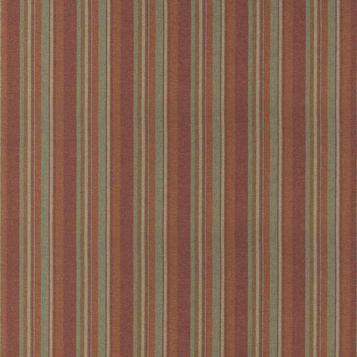 Fd839v1710 Lindisfarne Stripe Russet Sage Mulberry Fabric