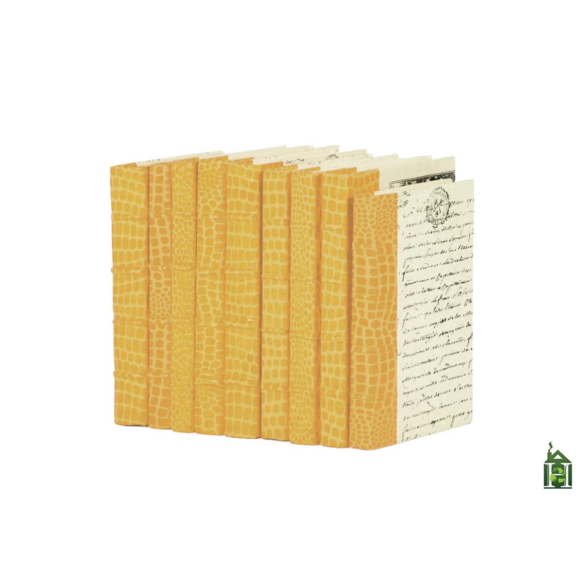 Go Home Ltd - Linear Foot of Croc Faux Natural Books
