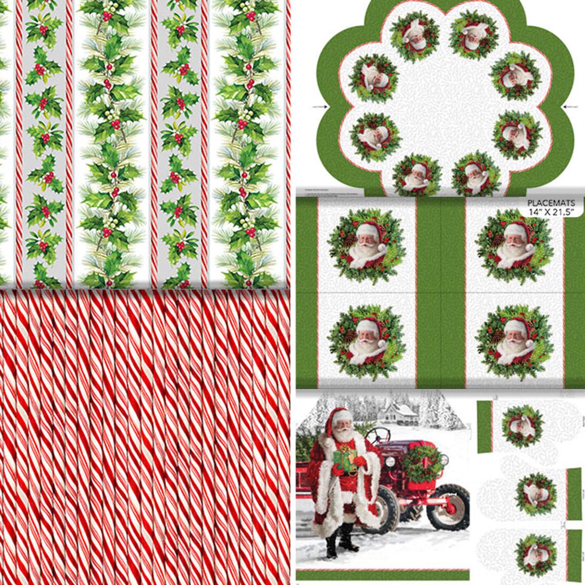 Here Comes Santa - 45" - 100% Cotton