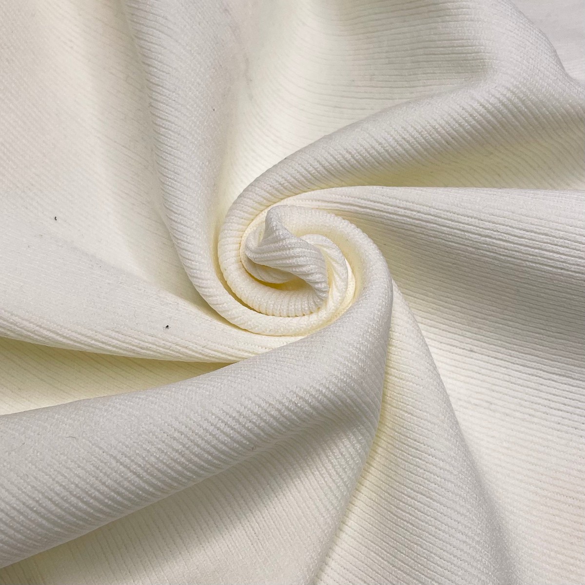 Spa Day - Tubular Rib Knit Poly/Spandex Knit - Cream - 1.3M Bundle
