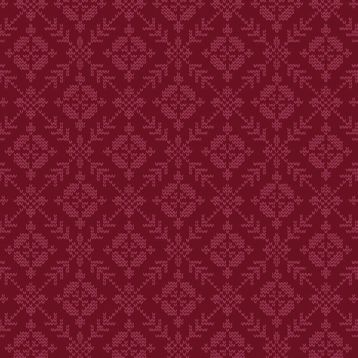 Good Gracious - Fair Isle Small - Cranberry - 50cm