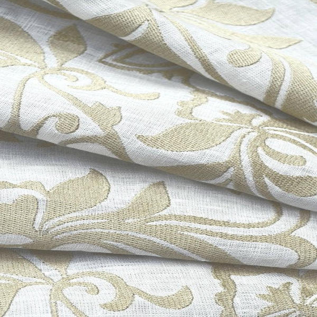 \Ravenna\ Fabric by the Metre (White/ Ivory)