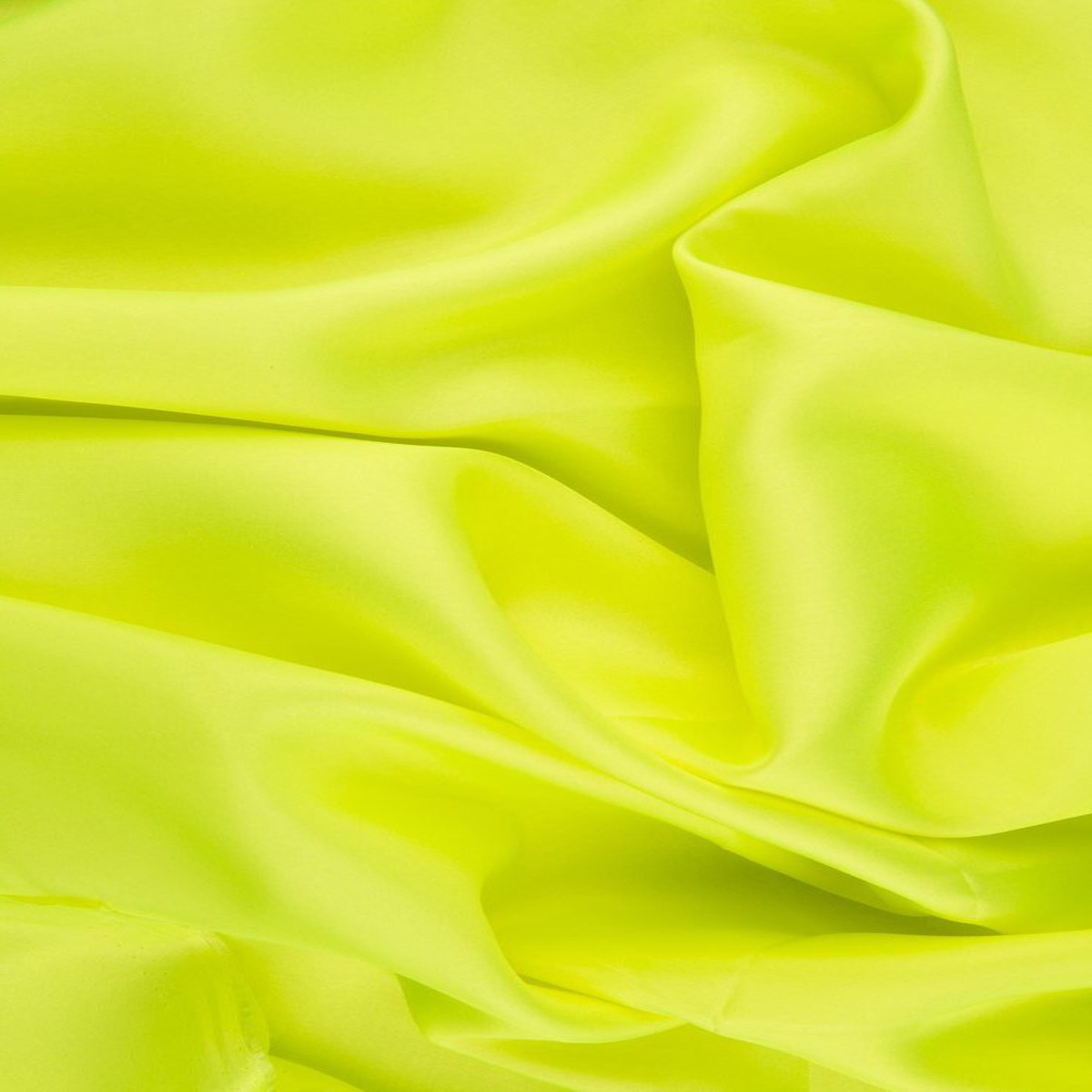 Neon Yellow Green China Silk / Silk Habotai