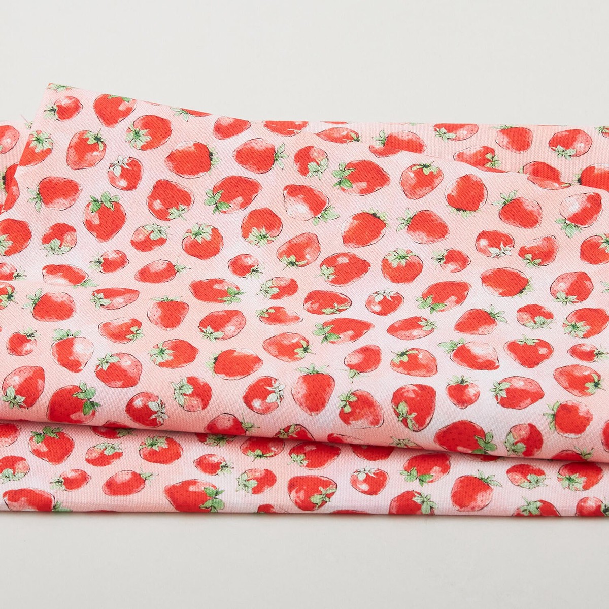 Strawberry Season Favorites - Small Strawberries Camellia 2 Yard Cut