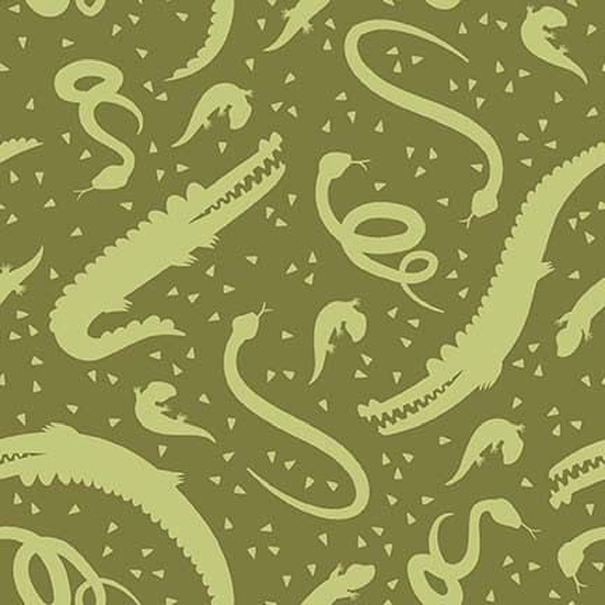 Studio E Aussie Oz-Born 8094 66 Green Reptiles By The Yard
