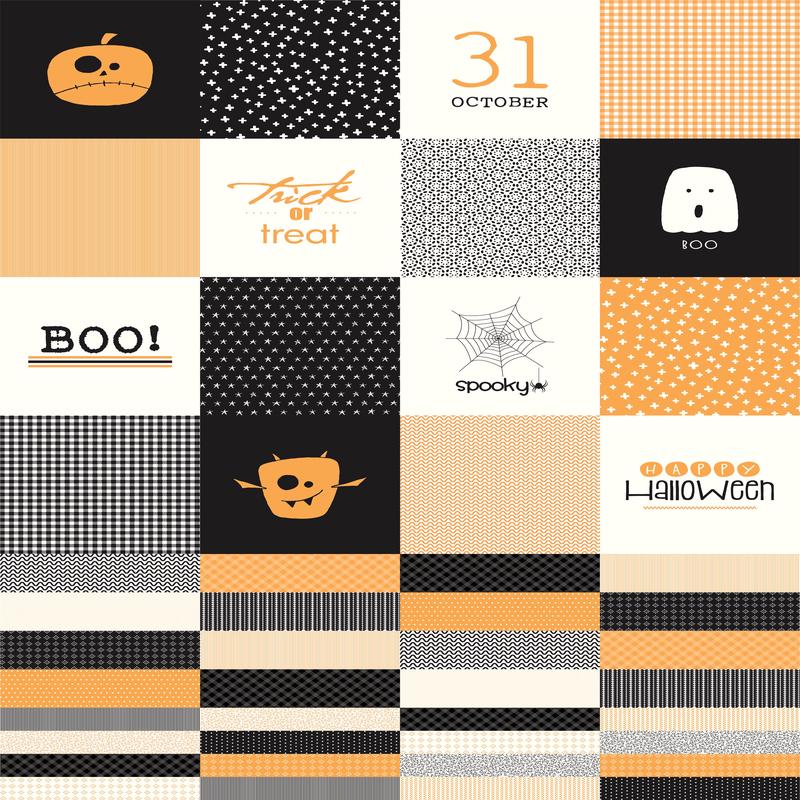 Fabric Moda Halloween Treat Bags Printworks 36x54" Quilt Panel 55598-11P