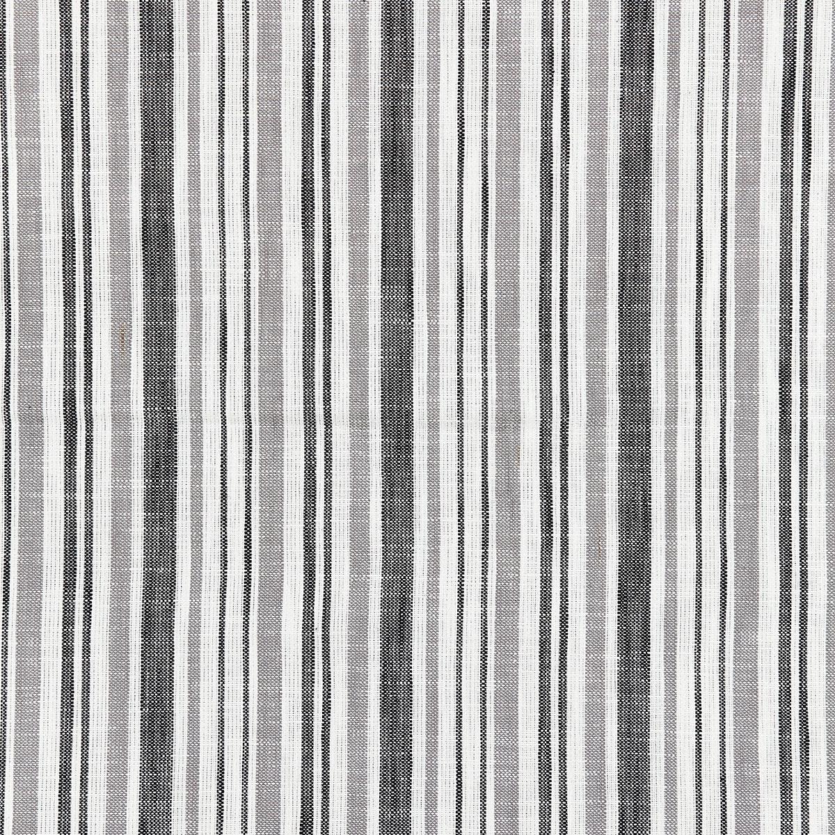 Pembroke Stripe - Charcoal by Scalamandre Fabric