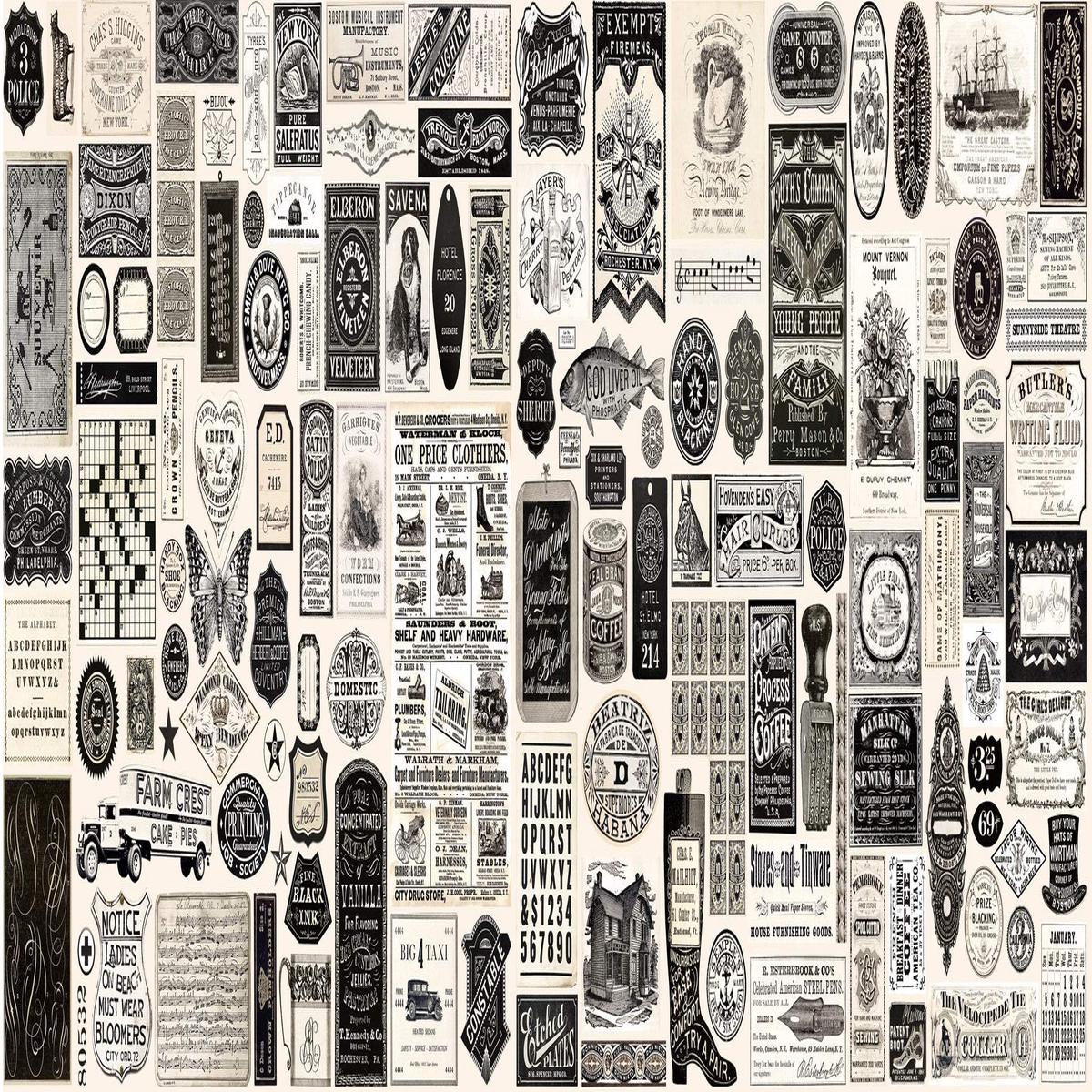 Sable & Swan Novelty Collage By Cathe Holden For Moda Porcelain