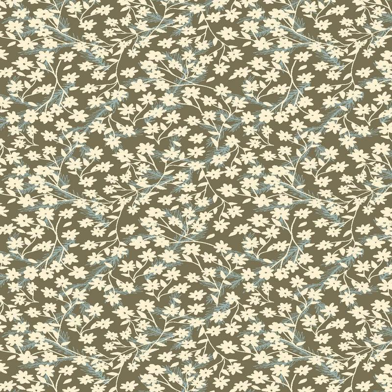 Twin Hills Redwood Flower By Ash Cascade For Cotton + Steel Field