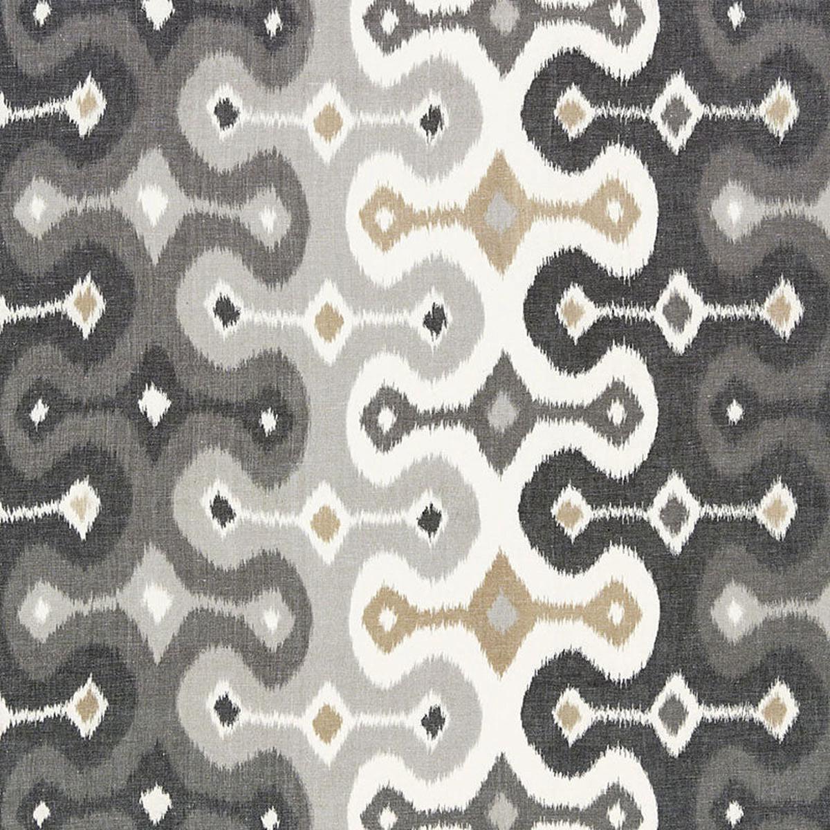 Darya Ikat Stone Fabric
