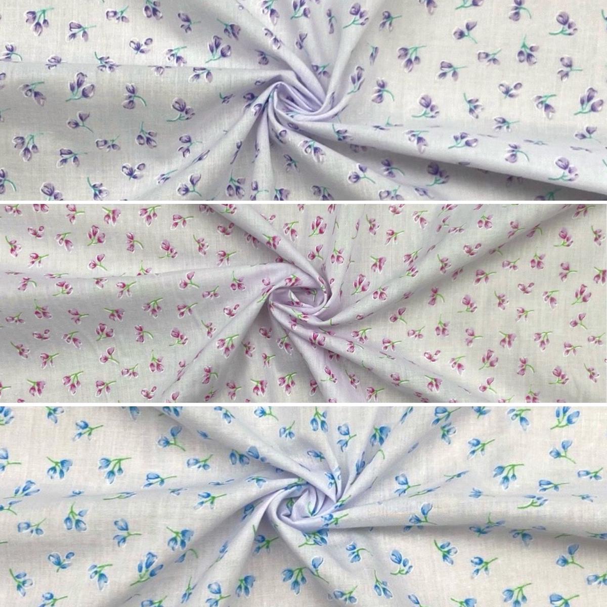 Tulip Garden Polycotton Fabric