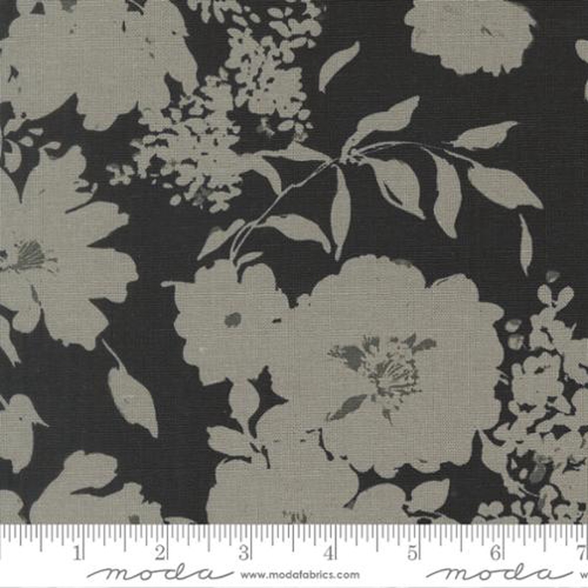 Fabric Moda Midnight Whisper Mochi Linen Arabesque by the Quarter Yard 33830-17L