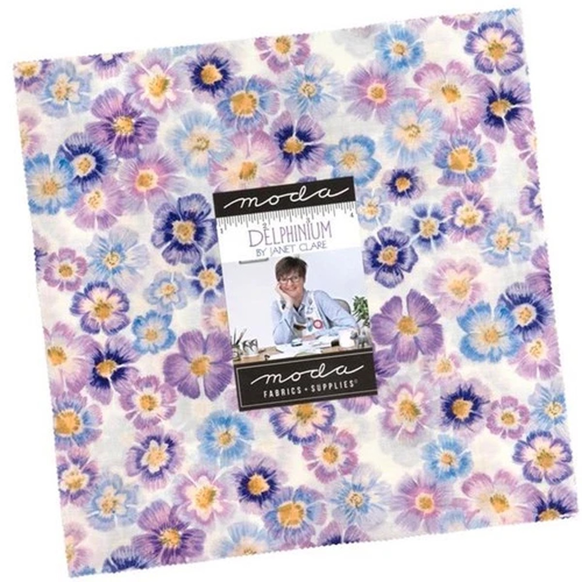 Delphinium Layer Cake by Janet Clare for Moda Fabrics