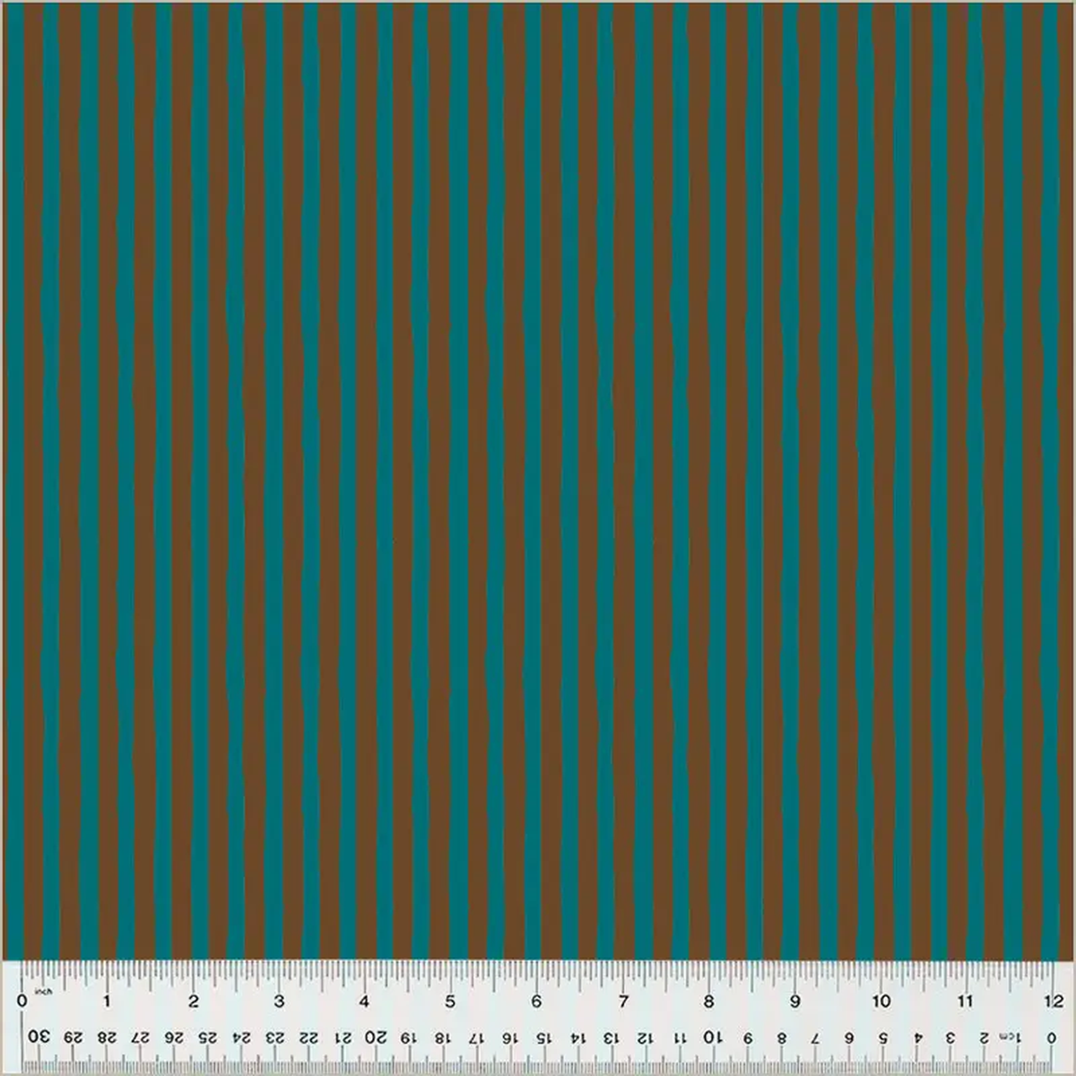 Heather Ross Ruby Bee Blenders Heather Ross 54418-37 ProvenceBrown Drawn Stripe High Density Cotton