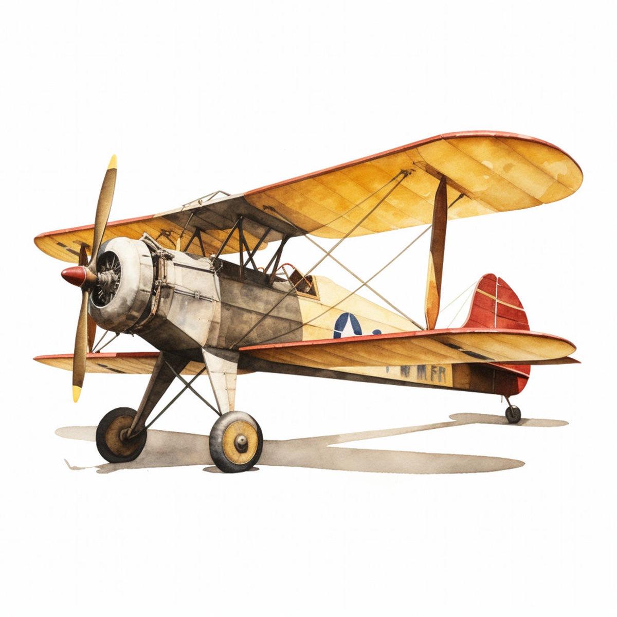 Wright Biplane Fabric Panel 21