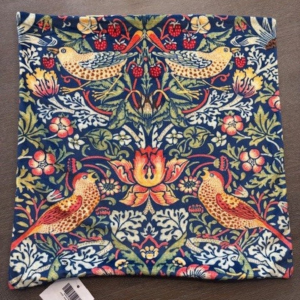 3x Strawberry thief navy cushion covers 45x45cm
