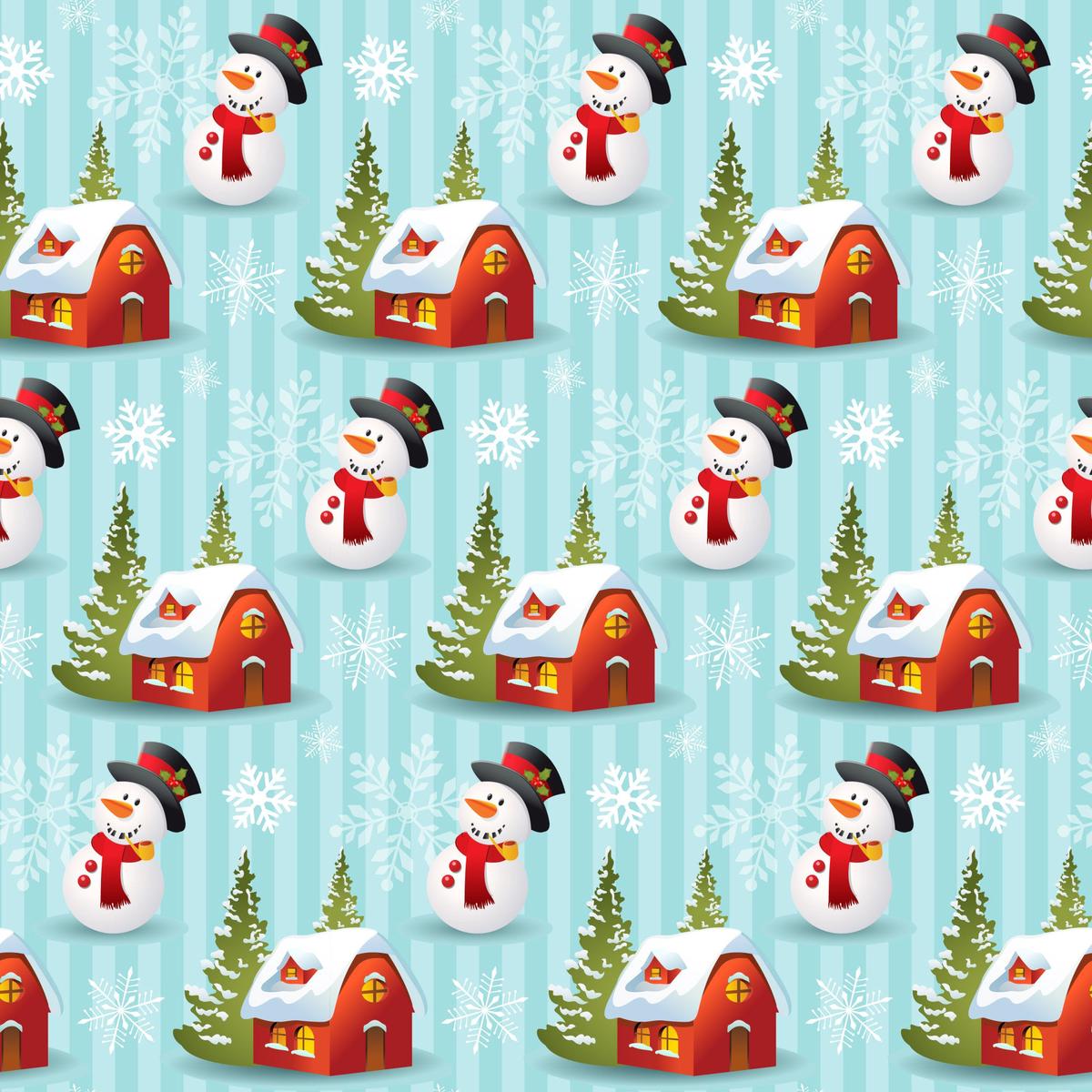 Christmas Love Pattern 1 Quilting Cotton Fabric
