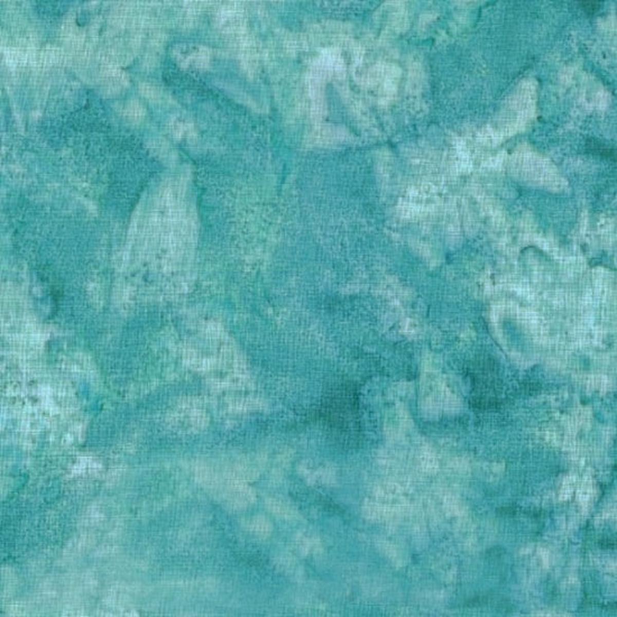 Fabric Hoffman Sea Mist Watercolor Batiks by the Quarter Yard 1895-174