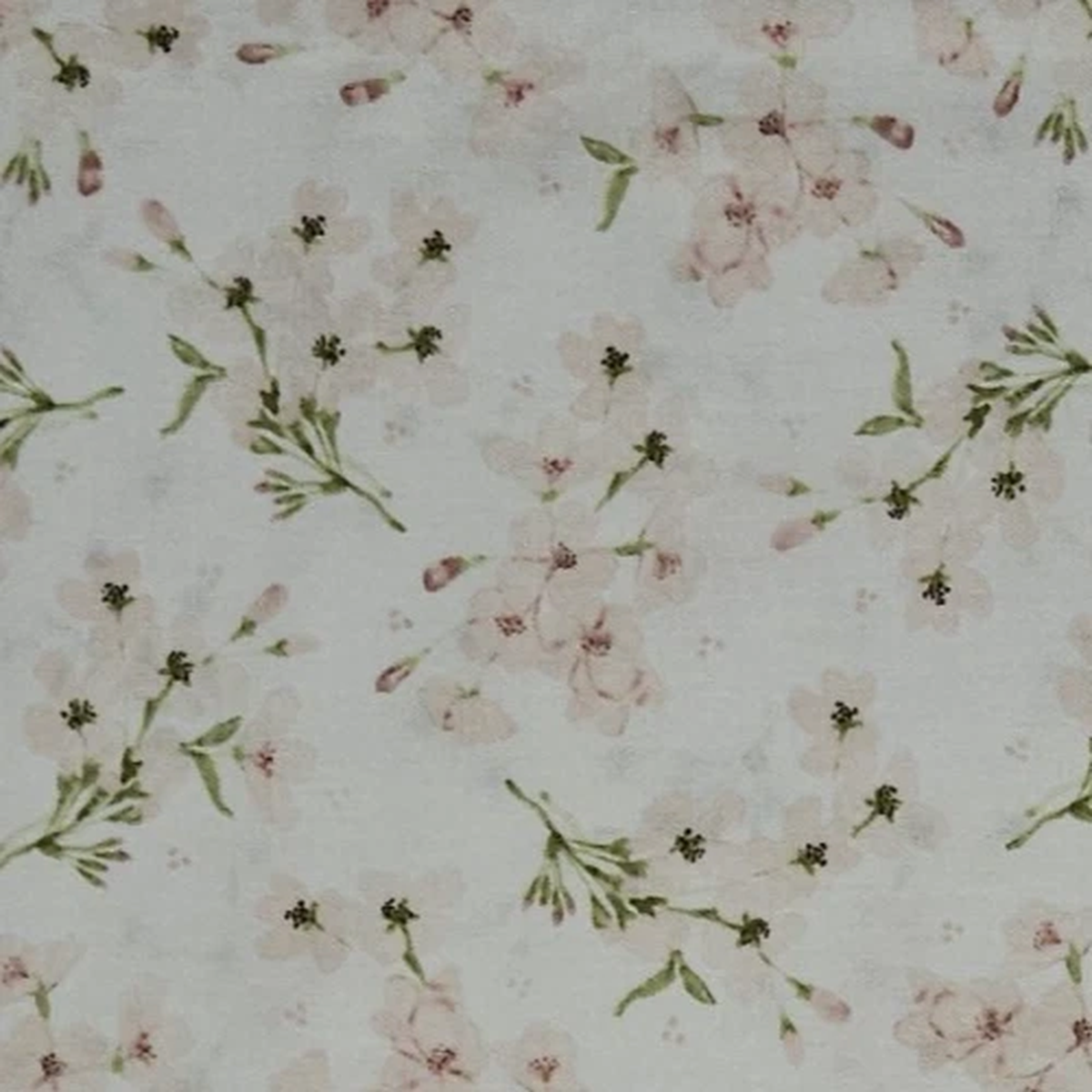 Dogwood Floral Fabric You Are Loved HENRY GLASS Quilters Cotton BY THE YARD