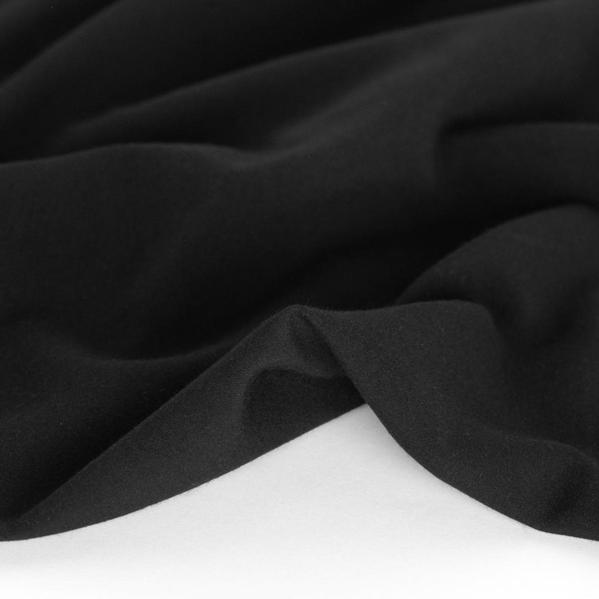 Viscose Poplin - Black