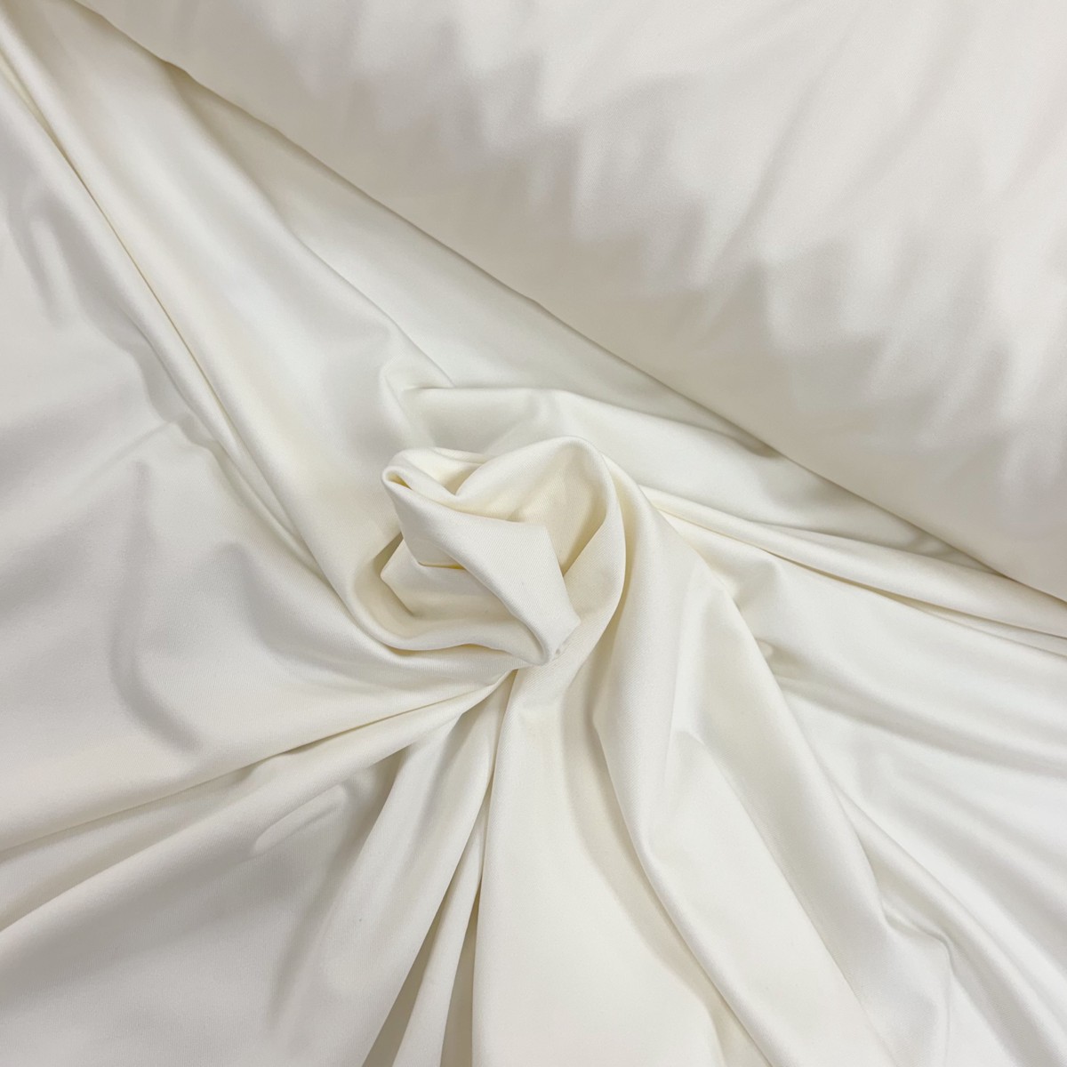 60" Supra Lycra Fabric, Four-Way Stretch - Ivory