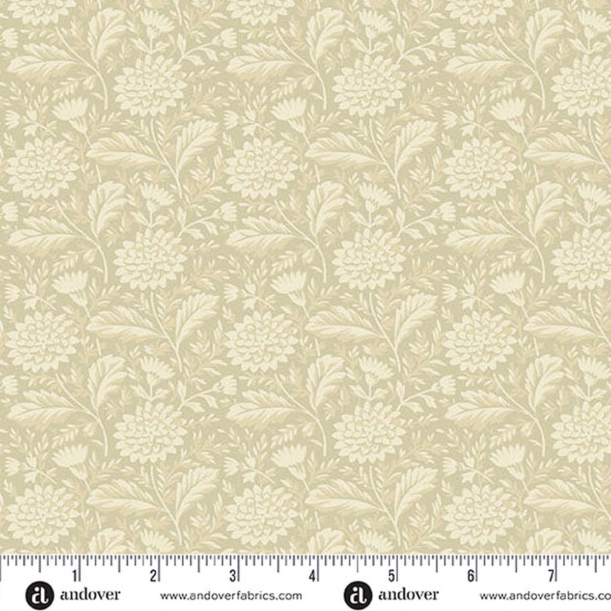 Andover Autumn Bouquet 10178 L Cream Marigold By The Yard