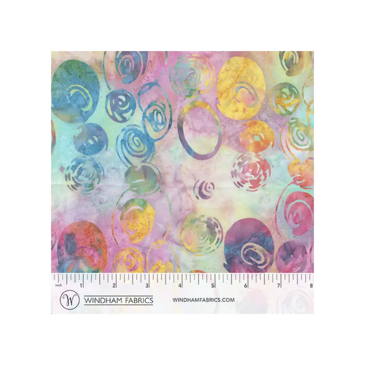 Helix Anthology Fabrics 8102Q-6 Pastel Helix Batik Cotton