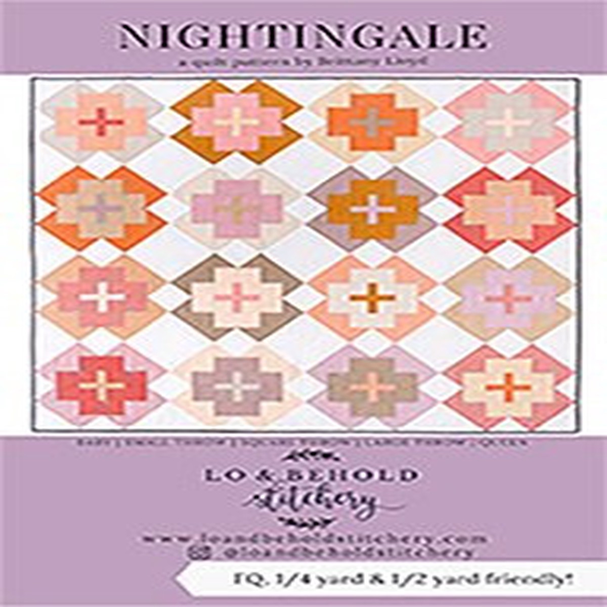 Nightingale Quilt - quilt pattern by Lo and Behold Stitchery