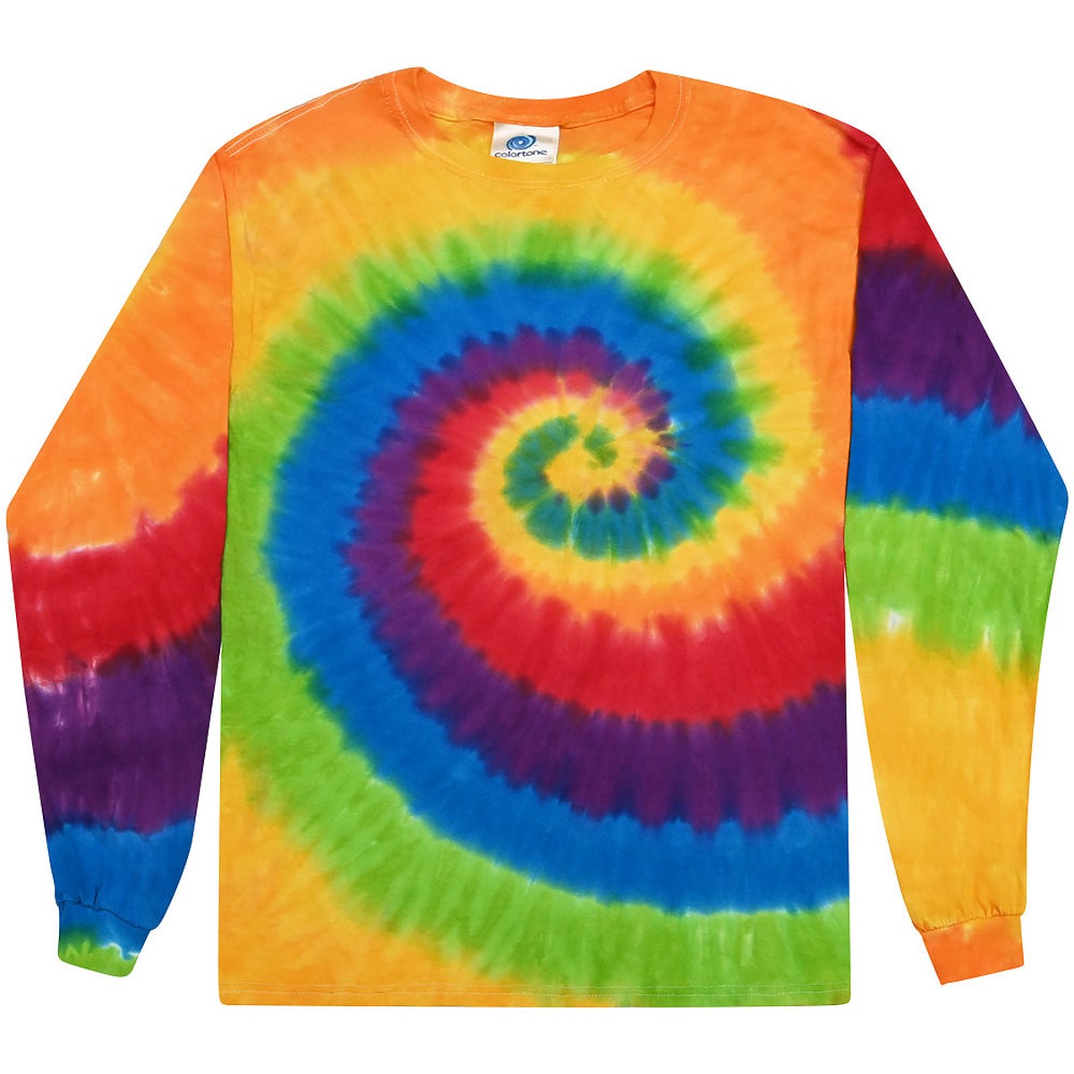 Colortone Tie-Dye Long Sleeve T-Shirt - PRISM