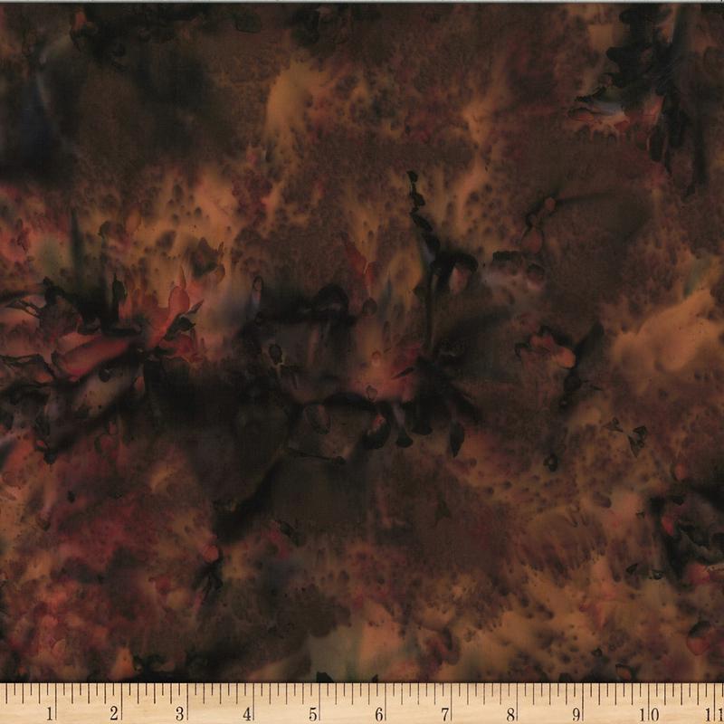 Fabric Hoffman Bali Batiks Spice Mottled Autumn Falls by the Quarter Yard 844-160