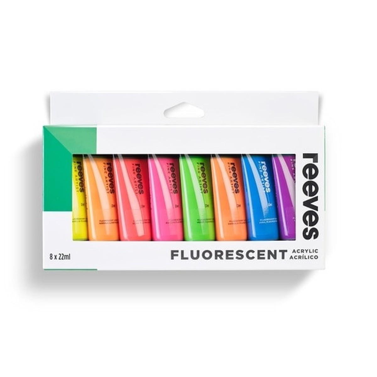 Reeves Acrylic Set - Fluorescent (8pcs)