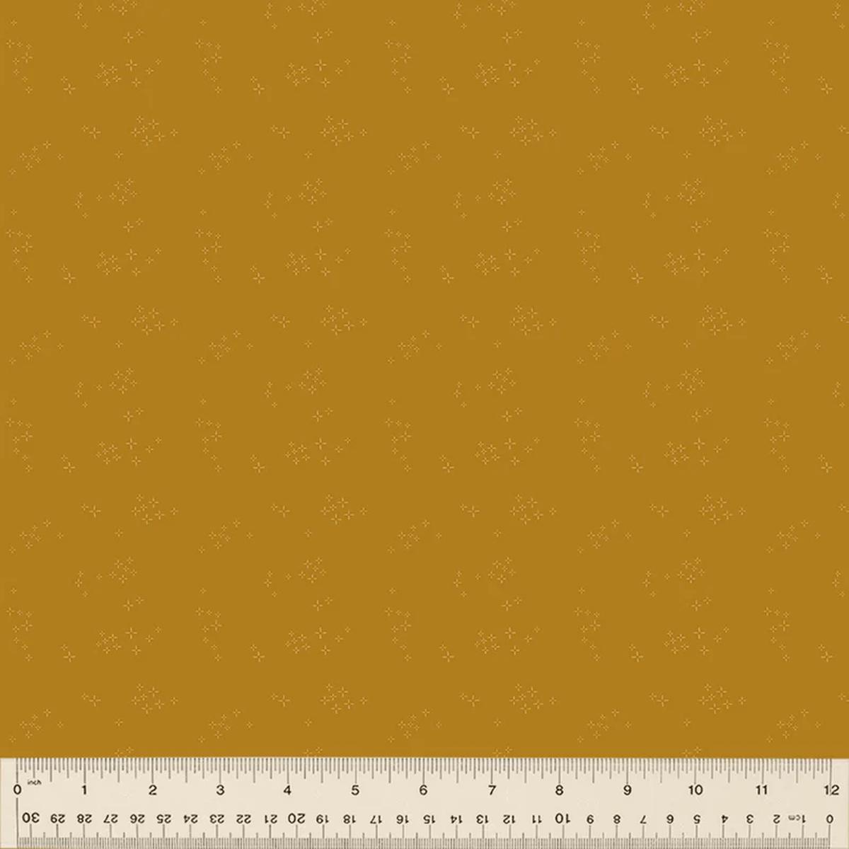 Fabric Windham Saffron Astra Nature Study 2.0 by the Quarter Yard 54686-2