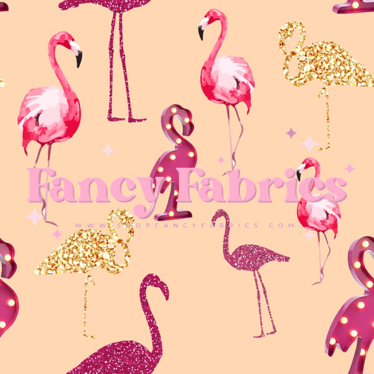 Fancy Flamingos | PREORDER | By The Yard