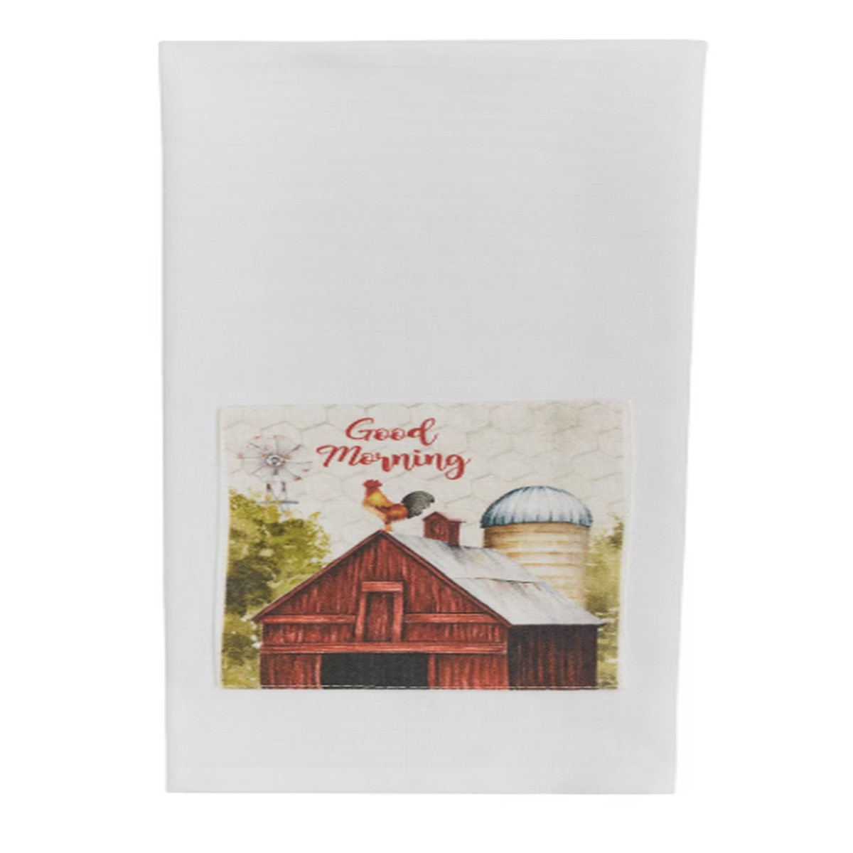 Good Morning Printed Dishtowel