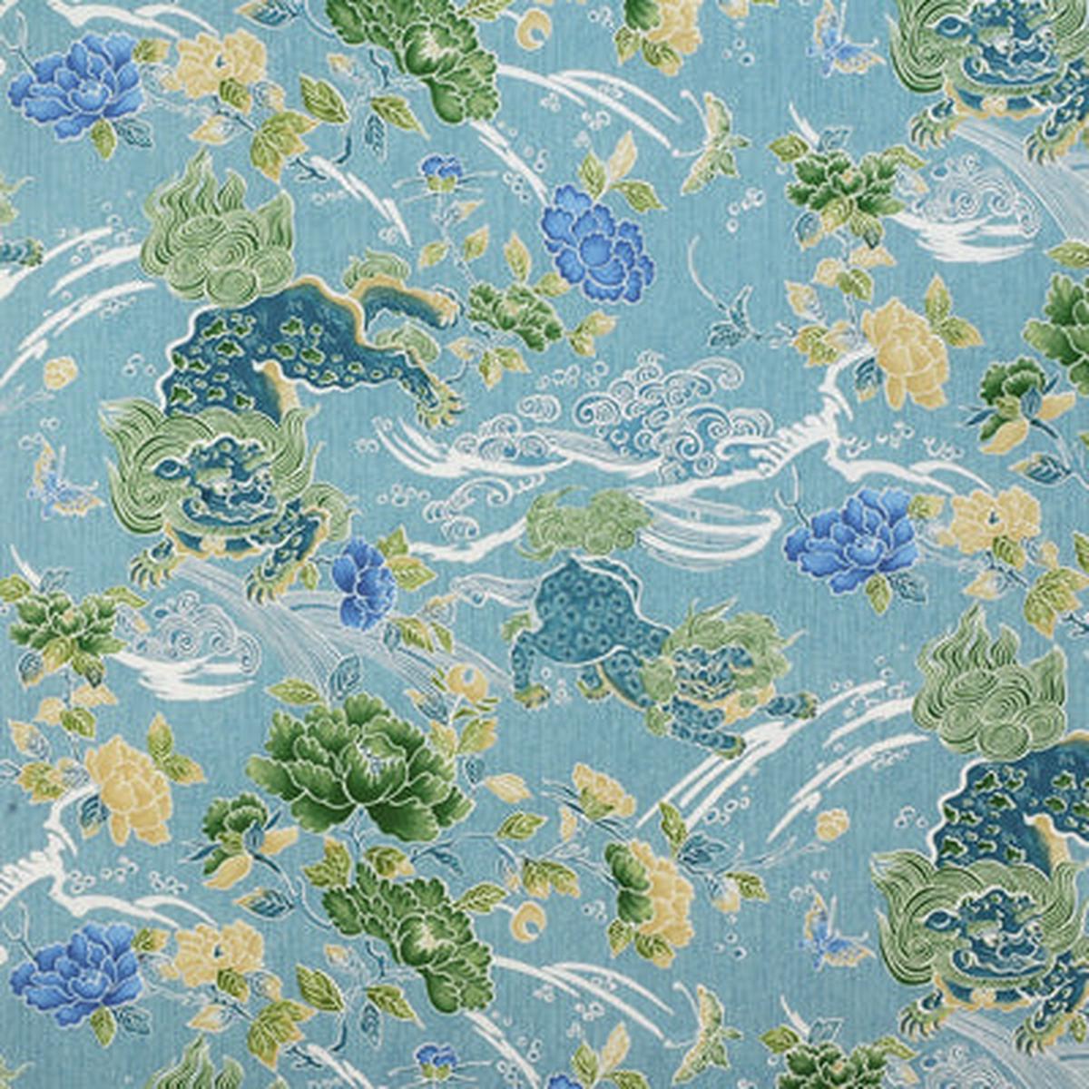 Shishi Turquoise Fabric