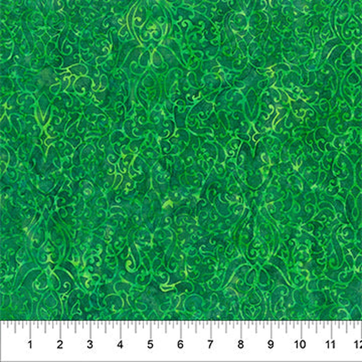 Decorative Carving Batiks 83224-73 Green