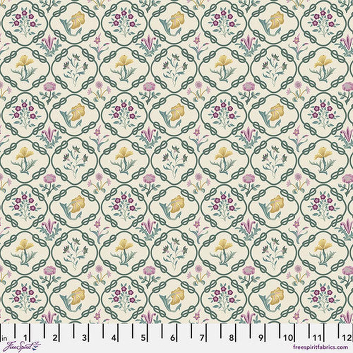 Fabric SMALL MAY'S COVERLET HEATHER, Red House Collection, Original Morris & Co, PWWM121.HEATHER