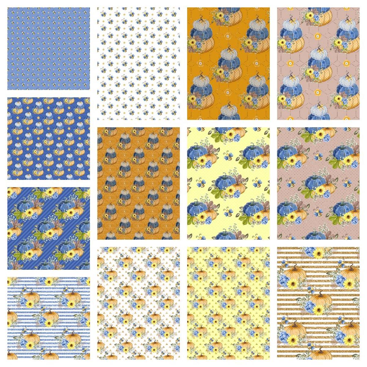 Buzzin Around The Patch Fabric Collection - 1 Yard Bundle