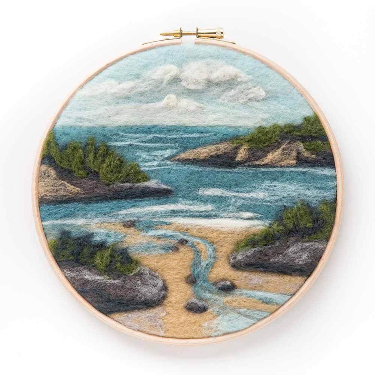 Felted Sky - Coastal Waters Needle Felting Kit