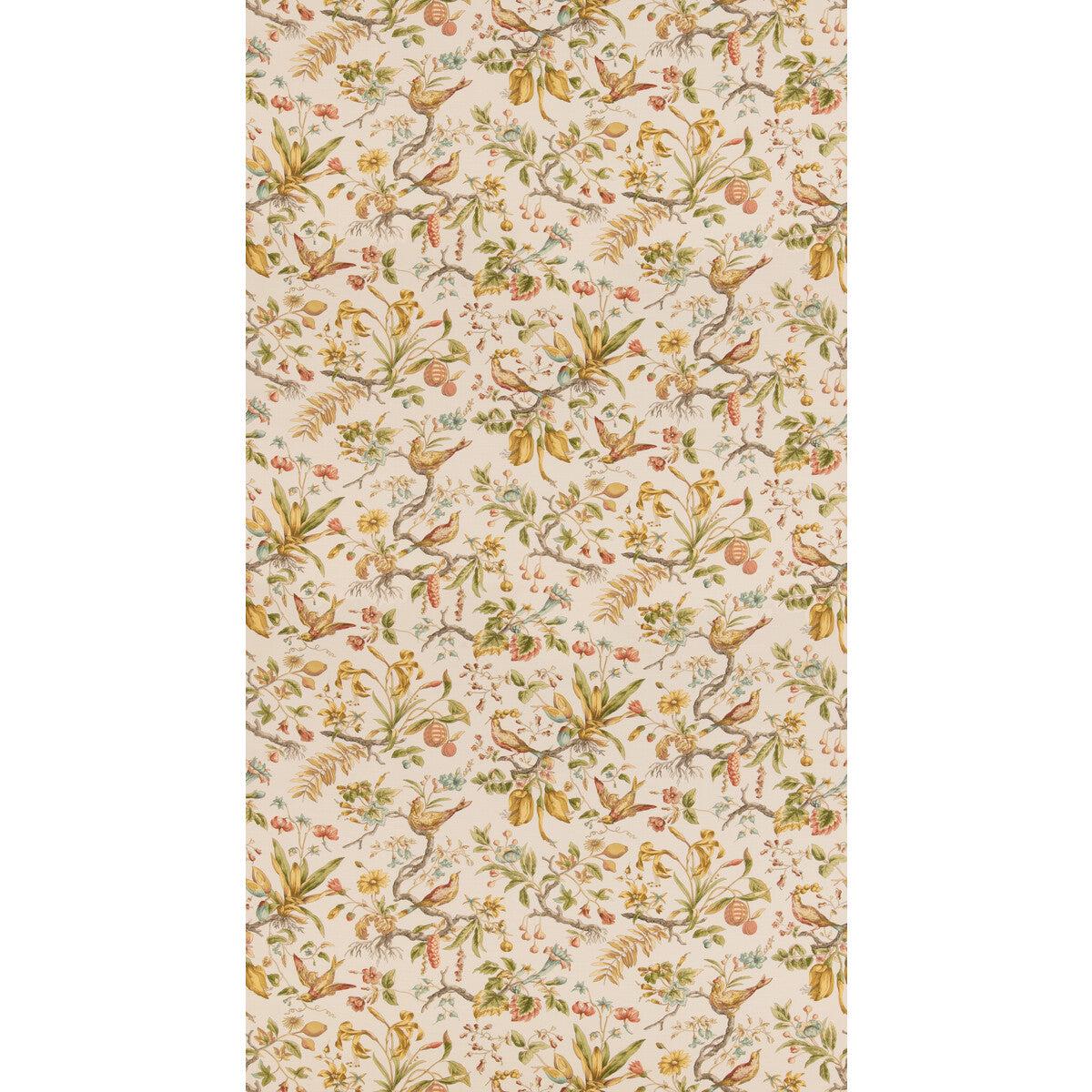 Kentwell Ochre/Soft Red Fabric