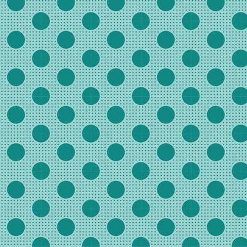 Medium Dots - Dark Teal