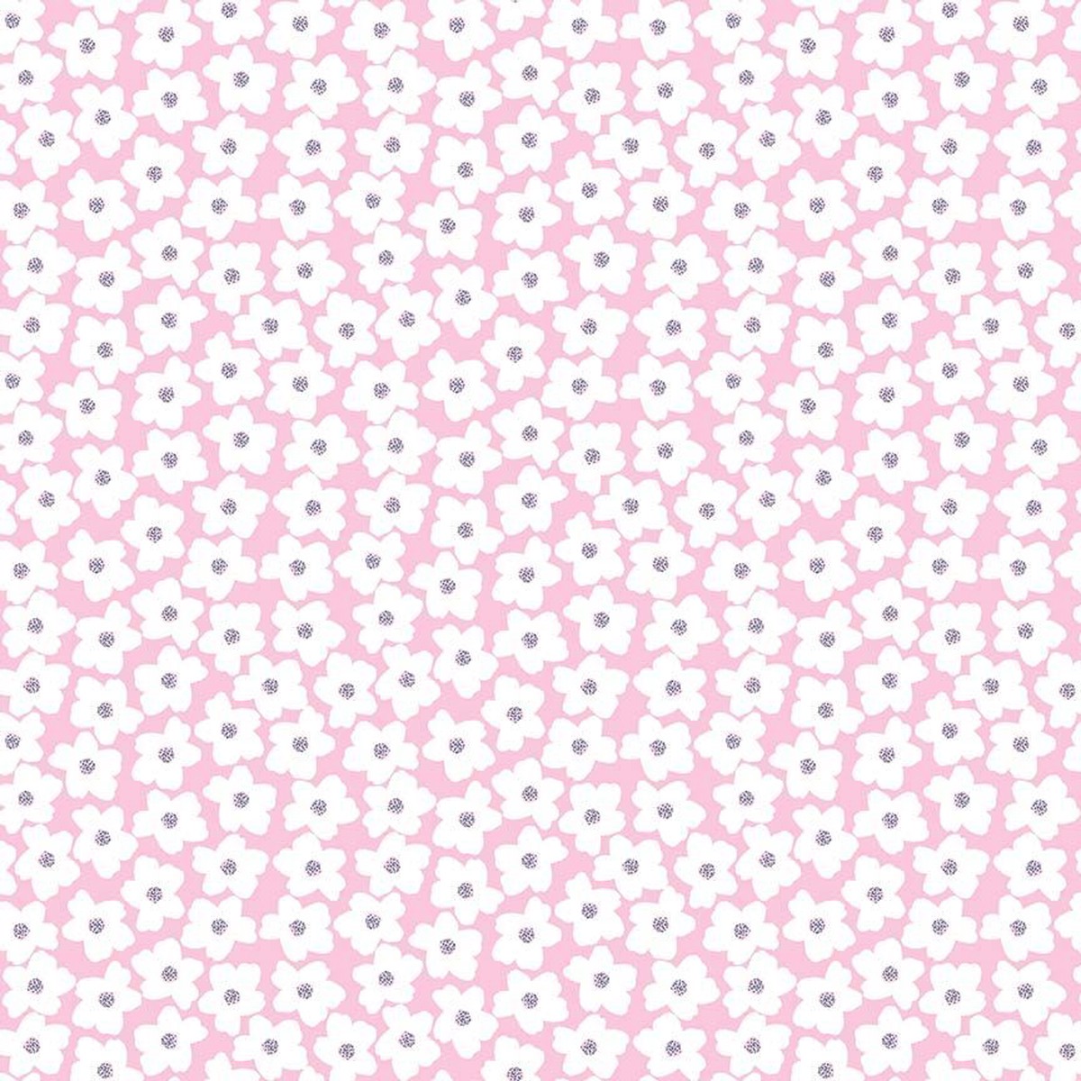 Petal Power Cotton 44"/45" Fabric Per Yard