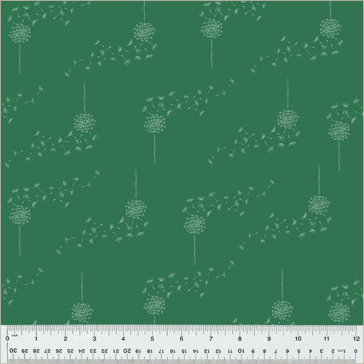 Moonlit Quilt Fabric - Wish in Emerald Green - 54290-17